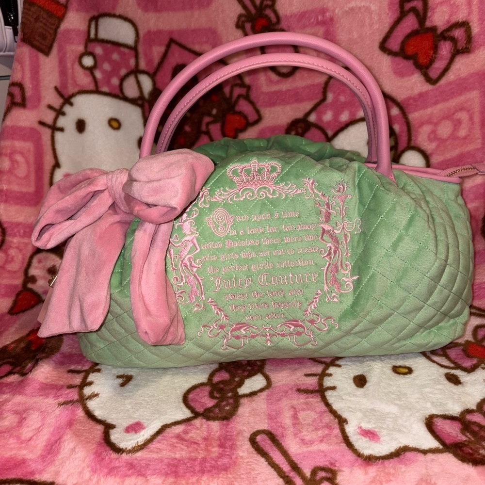 Juicy Couture Retro Green Juicy Tale Bowler